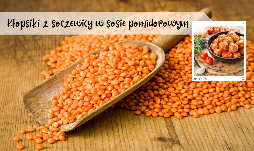 Klopsiki z soczewicy w sosie pomidorowym