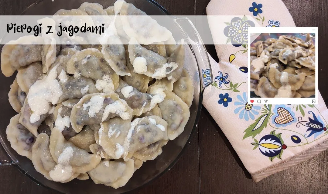 Pierogi z jagodami